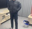 Calvin KleinJeans【防水】秋冬男士ck休閑絨領(lǐng)立領(lǐng)鴨絨羽絨服外套J326811 BEH-太空黑 L 曬單實(shí)拍圖