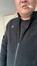 KOLON SPORT/可隆立領(lǐng)抓絨夾克 男子秋冬戶外運(yùn)動透濕保暖上衣外套 LHFJ5SN005-BK 黑色 2XL 185/104A 曬單實(shí)拍圖