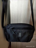 酷奇袋鼠（KUQIDAISHU）男士單肩包中老年人斜挎包輕便防水牛津布休閑旅行父親爸爸包包 黑色 曬單實(shí)拍圖