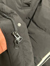 波司登（BOSIDENG）【反季】冬季羽絨服谷愛凌同款男女同款情侶長款連帽90絨修身外套 黑色/緋草米【店長推薦】 2XL 180/100A 【卡碼拍小】 曬單實拍圖