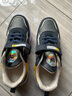 李寧熱斷碼兒童運動(dòng)鞋男童秋冬季中大童防水透氣網(wǎng)鞋小學(xué)生跑步鞋子 1910深藍黃皮面防水 38 曬單實(shí)拍圖