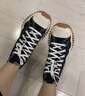 匡威（Converse）官方Run Star Motion高幫未來(lái)電波厚底鞋黑色171545C 171545C 39 曬單實(shí)拍圖