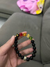正品黑曜石手串男女手鏈本命年五路財神情侶手串轉運珠飾品 10mm女款-五財神黑曜石手串 曬單實(shí)拍圖