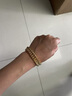 ?；酥閷汓S金馬鞭手鏈999足金包銀男女款霸氣實心老板鏈節(jié)日送老公禮物 馬鞭手鏈-現(xiàn)貨速發(fā) 15mm-包金4克總重約80克 曬單實拍圖