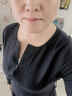奧絲婕（Aosijie）高端品牌 長袖連衣裙女2025春秋新款氣質(zhì)收腰顯瘦輕熟風(fēng)法式裙子 藏青色 XL 【115-125斤】 曬單實(shí)拍圖