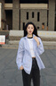 NEW OR MODE長袖襯衫男士寬松豎條紋休閑上衣外套潮牌cityboy港風(fēng)日系襯衣男 淺藍(lán)色 L (建議115-135斤) 曬單實(shí)拍圖