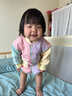 巴拉巴拉童裝男童棉衣女童冬裝時(shí)尚兒童棉服外套洋氣百搭 灰紫色調00427 90 曬單實(shí)拍圖