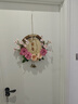 花藝裝飾掛件創(chuàng  )意花環(huán)掛飾客廳墻壁裝飾餐廳門(mén)上墻面店鋪歡迎掛牌 花環(huán)A款-藤環(huán)直徑30- 暖居 曬單實(shí)拍圖