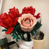奇妙（keeppley）積木玫瑰花束永生積木花束擺件女生生日節日禮物【9支含贈品】 曬單實(shí)拍圖