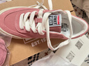 VISION STREET WEAR官方  FLAT TOP櫻花粉低幫經典翻毛皮帆布鞋男女街頭滑板鞋 櫻花粉 37 曬單實拍圖