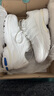 adidas ADISTAR CUSHION網(wǎng)面透氣貼合老爹鞋男女阿迪達(dá)斯三葉草 白/白/皇家藍(lán) 42 曬單實(shí)拍圖