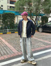 TOMMY HILFIGER【雙面穿】秋冬新款男燈芯絨翻領(lǐng)休閑行政棉服夾克外套36588 藏青色/卡其色DW5 S （推薦：120-135斤） 曬單實(shí)拍圖
