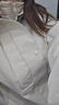 鴨鴨（YAYA）王一博同款90鵝絨羽絨服女冰殼系列三合一城市輕戶(hù)外冬季保暖外套 米白色 XS 160/80A 曬單實(shí)拍圖