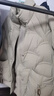 lagogo立領(lǐng)駝色羽絨服女拉谷谷冬季新款小個子設(shè)計感下擺抽繩外套 駝色(S1) M 曬單實拍圖