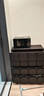 莫語(yǔ)中古復古風(fēng)巧克力四斗柜現代簡(jiǎn)約極簡(jiǎn)黑色客廳收納儲物邊柜 Chocolate四斗柜【0.8米】 曬單實(shí)拍圖