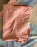 貓人（MiiOW）孕婦哺乳秋衣秋褲套裝大碼孕期睡衣產(chǎn)后喂奶月子服中厚款保暖內衣 淺粉 L （參考體重：110-130斤） 曬單實(shí)拍圖
