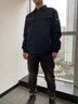 UHX春秋季防靜電工作服套裝男女高級(jí)耐磨定制電工服外套加油站勞保服 【店鋪熱賣】套裝拉鏈款-藏藍(lán)色161 2XL (180) -建議155-175斤 曬單實(shí)拍圖