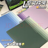 少年伴 文件夾 二頁文件套辦公文具A4漸變L型試卷收納袋防水單片試卷夾收納夾檔案簡歷保護(hù)套 藍(lán)色5個(gè)裝 曬單實(shí)拍圖