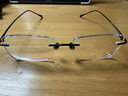 SFL進(jìn)口高端輕奢商務(wù)純鈦無(wú)框眼鏡架男士配近視超輕金絲細腿眼鏡框架 金色-純鈦超韌-平光無(wú)度數 曬單實(shí)拍圖