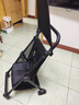 suzzt口袋推車(chē)輕便溜娃神器折疊嬰兒推車(chē)可登機旅行車(chē)遛娃神器一鍵收車(chē) 騎士黑【帶餐盤(pán)可半躺】 曬單實(shí)拍圖