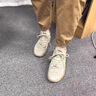 Jeep吉普男鞋休閑鞋男秋季男士中幫馬丁靴子男潮流百搭板鞋男 沙色【高邦】 41 曬單實拍圖