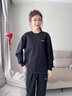 李寧運動套裝女春季新款長袖休閑寬松大碼修身顯瘦百搭衛(wèi)衣衛(wèi)褲兩件套 黑色衛(wèi)衣+束腳衛(wèi)褲【常規(guī)款】 M /170 (105-125斤) 曬單實拍圖
