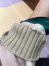 森馬（Semir）森柔|毛衣女冬菱形格撞色落肩圓領(lǐng)寬松套頭衫慵懶學(xué)院風(fēng)毛衫 紅咖色調00365 M 曬單實(shí)拍圖