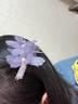 She's茜子莫奈印象浪漫薄紗花朵邊夾輕奢鴨嘴夾生日禮物送女友 曬單實(shí)拍圖