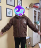 AEMAPE冬季情侶棉服小熊耳朵加厚羊羔毛外套男ins港風(fēng)寬松潮流可愛(ài)棉衣 棕色加絨 L  (建議120-140)斤 曬單實(shí)拍圖