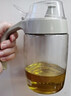 茶花玻璃油壺防漏醬油瓶醋瓶廚房用品A60001,A60002 375ML灰色1個(gè) 曬單實(shí)拍圖