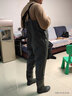 晟防下水褲水褲雨褲帶雨鞋防水衣服半身全身連體叉捕抓魚勞保皮褲 曬單實(shí)拍圖