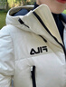 FILA 斐樂官方女士長款羽絨服冬季新品休閑舒適保暖上衣連帽外套 云菇白-WT M 165/84A 曬單實(shí)拍圖