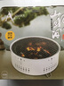 拜杰?chē)鸂t煮茶家用韓式燒烤爐戶(hù)外烤爐野餐裝備多功能碳烤爐燒烤架白色 曬單實(shí)拍圖