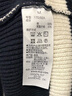 無印良品（MUJI）男式 可水洗棱紋編織圓領毛衣 針織衫 AA0QEA4S 深藏青色圖案 M (170/92A) 曬單實拍圖