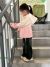 G.DUCKKIDS小黃鴨童裝兒童沖鋒衣女童外套秋裝2024新款時(shí)尚防風(fēng)漸變女孩衣服 粉色漸變沖鋒衣 160碼建議13~14歲【150-160cm】c 曬單實(shí)拍圖