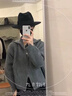DGOV慵懶風韓系拉鏈連帽毛衣外套女秋春季2025新款感針織開衫上衣 【灰色】zt S 【75-90斤】 曬單實拍圖