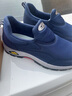雙星八特男鞋秋冬鞋子男一腳蹬軟底防臭耐磨中老年健步鞋男休閑鞋男 藍色 （防滑升級） 43 曬單實(shí)拍圖
