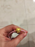 京越隆玉桂狗黃金手鏈足金999可愛(ài)小狗生肖狗微笑大耳狗手工編織送女友 足金玉桂狗約1-1.1g【粉皮繩】 曬單實(shí)拍圖