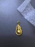 六福珠寶七夕禮物足金金葫蘆黃金吊墜掛墜單件不含鏈 計價 G16TBGP0008 5.95克(含工費(fèi)684元) 大版 曬單實(shí)拍圖