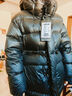 高梵黑金鵝絨服先鋒2.0五格短款女士羽絨服收腰冬裝厚外套 黑色 M 曬單實(shí)拍圖