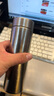 Panna雙層純鈦保溫杯新款便攜隨行迷你泡茶杯帶濾網(wǎng)小容量送禮物水杯子 鈦銀300ml【雙層鈦+濾網(wǎng)】彩盒裝 曬單實(shí)拍圖