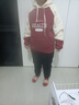 絲瀟版斷碼品牌女裝加絨加厚連帽衛(wèi)衣女年新款秋冬 02紅色衛(wèi)衣加絨版 XL 建議110-125斤 曬單實(shí)拍圖