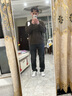 森馬（Semir）森柔毛衫|針織衫男可機洗絞花毛衣純色內搭上衣冬情侶裝寬松 咖色調00355 S 曬單實(shí)拍圖