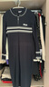 FILA 斐樂(lè )官方女子編織連衣裙冬季新品休閑健身運動(dòng)修身裙子長(cháng)裙 傳奇藍-NV XL 曬單實(shí)拍圖
