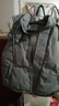 艾珠兒（Aizhuer）棉服女外套秋冬款女裝冬季新款衣服寬松羽棉襖絨服女保暖加厚棉衣 灰色 XL（建議120-135斤） 曬單實(shí)拍圖