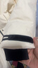 太平鳥(niǎo)女裝羽絨服短款撞色冬連帽保暖面包服寬松時(shí)尚外套 白色 M 曬單實(shí)拍圖