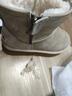駱駝（CAMEL）雪地靴女厚底加絨加厚時(shí)尚女靴 L24W275655 卡其色 36 曬單實(shí)拍圖