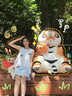 CTOX小眾設計師藍色無(wú)袖背心連衣裙子2025新款夏季女裝小個(gè)子顯高短裙 【淺藍色】 M 45/55kg 曬單實(shí)拍圖