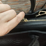 高巴度（GORBADO）女包秋冬新款2025斜挎包真皮大包頭層牛皮手提包時(shí)尚蛇紋女士包包 黑色 曬單實(shí)拍圖