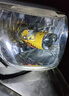 夜之炫H4遠(yuǎn)近光一體自帶雙光摩托車燈激光汽車三光矩陣雙透鏡LED大燈泡 S2雙爪雙透鏡【A91款/1支】 曬單實(shí)拍圖